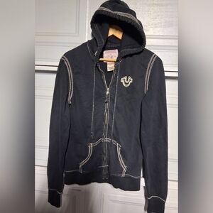 True Religion Black Hoodie